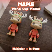 Maple articulé, mascotte Coupe du Monde 2026 — photo 4