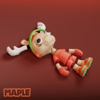 Maple articulé, mascotte Coupe du Monde 2026 — photo 6