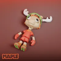 Maple articulé, mascotte Coupe du Monde 2026 — photo 5