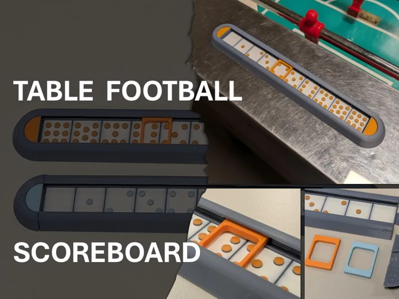 Dice-Style Table Football Scoreboard (AMS Ready)