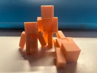 Figurines joueur Minecraft (3 poses) — photo 2