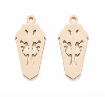 Pendientes: Gothic Bat Coffin Earrings — vista de referencia 5