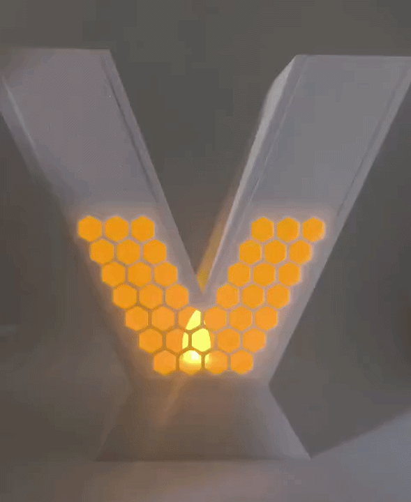 Double Vase LED Candle Lamp