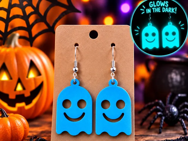 ghost earrings