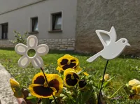 Mini épouvantail décoratif de jardin — photo 5
