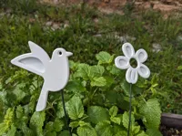 Mini épouvantail décoratif de jardin — photo 4