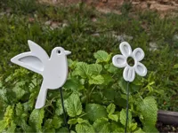 Mini épouvantail décoratif de jardin — photo 1
