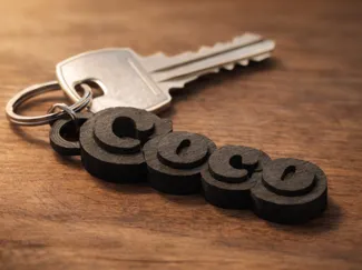 Namenschlüsselanhänger Coco