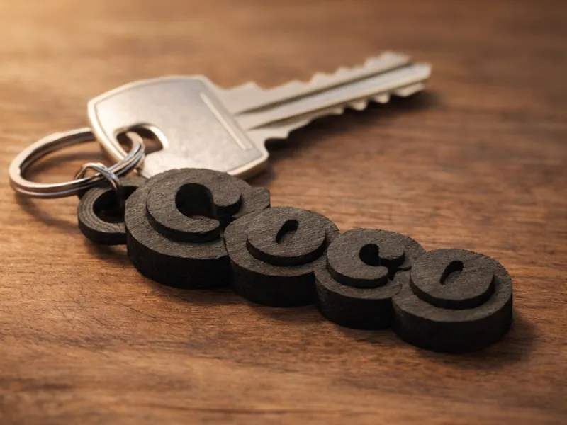 Namenschlüsselanhänger Coco