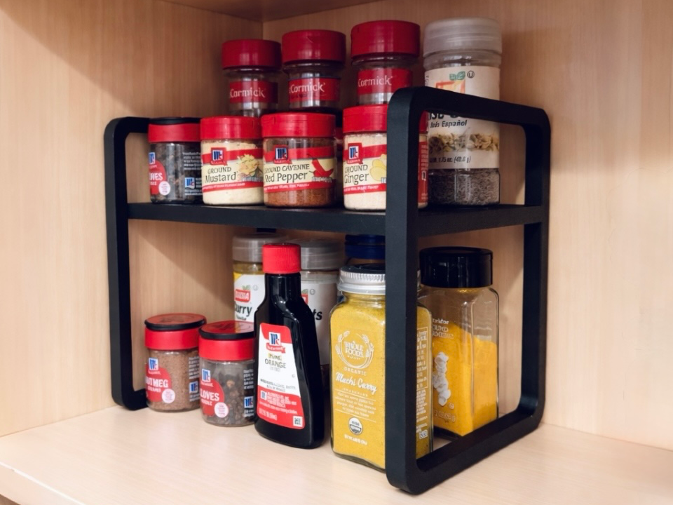 Dual Level Shelf Organizer