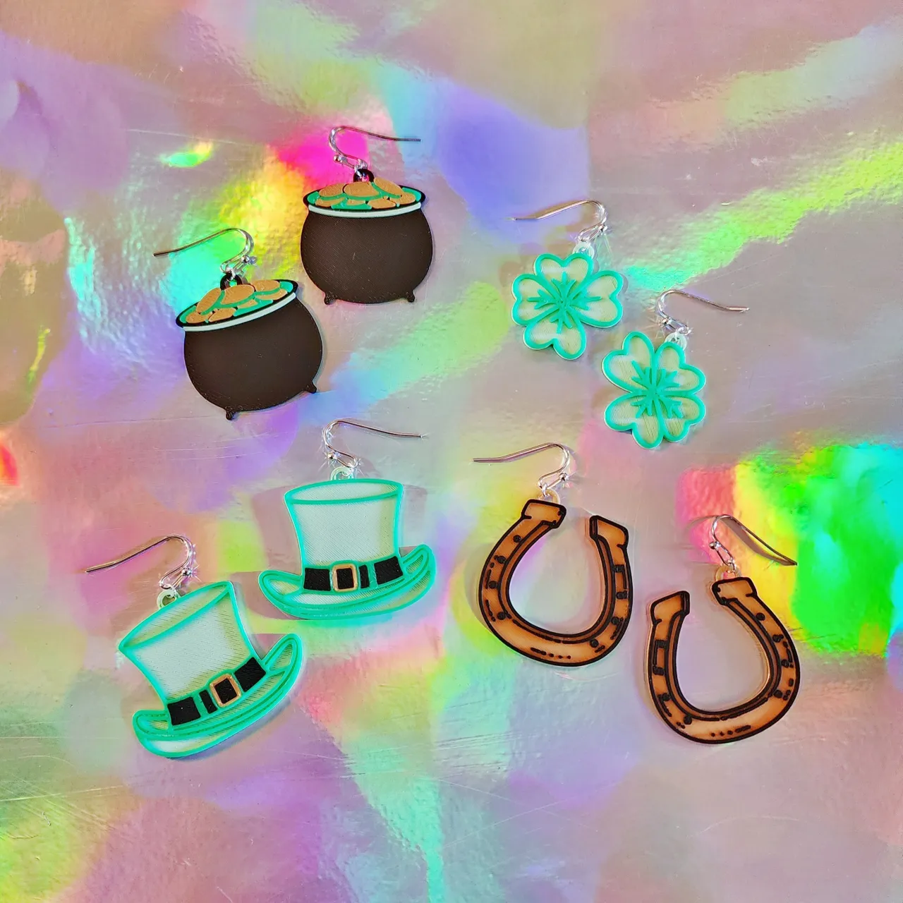 St Patrick's Day Earring Set view 3