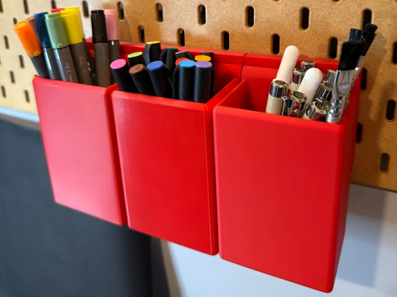 Pen Holder Cup for IKEA Skadis Pegboard
