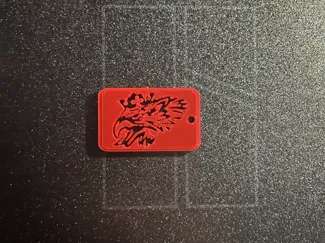 Saab Logo Keychain