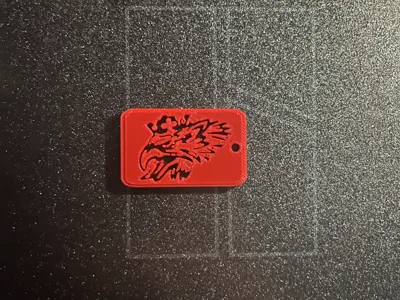 Saab Logo Keychain