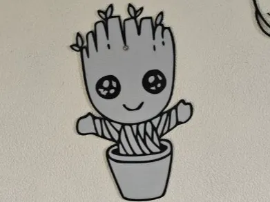Baby Groot Wall Art