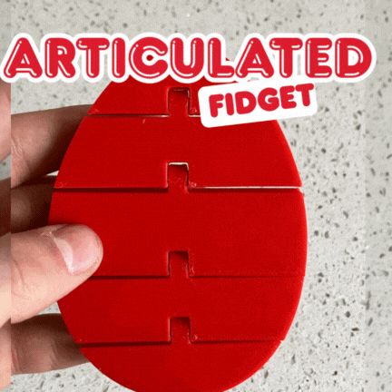 Easter Egg Fidget Toy - Articulated
