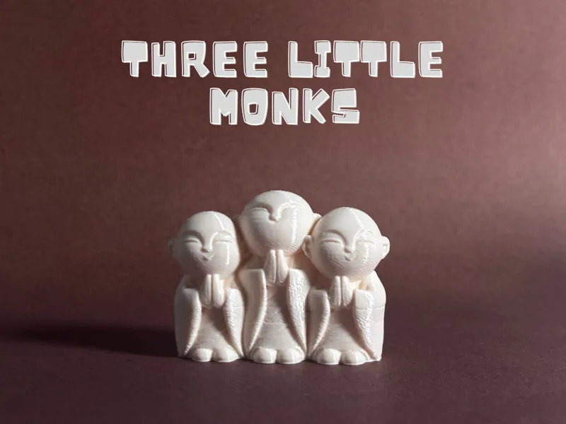 Three Little Monks – Decorative Model