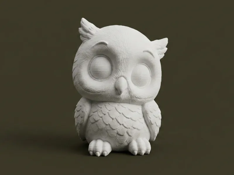 Cute Chibi Kawaii Baby Owl