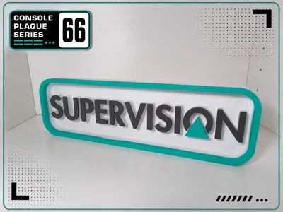 Console Logo Plaque - Supervision