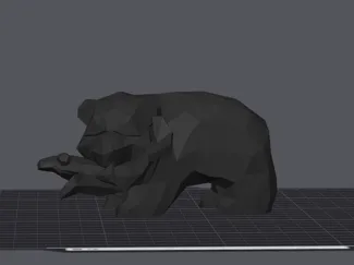Mr Grizz Statue