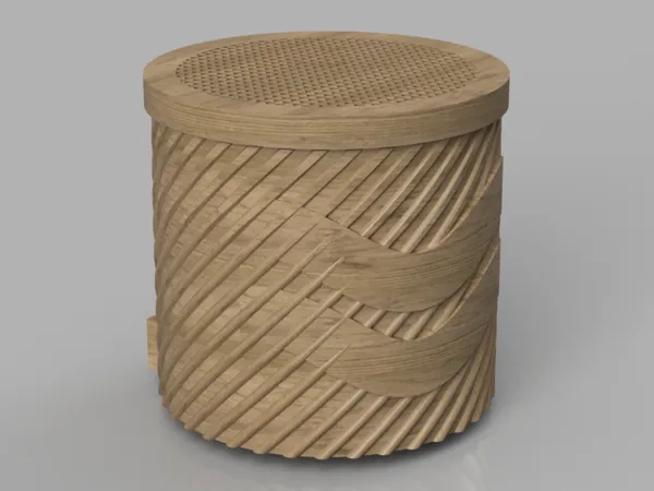 Contenant décoratif pour absorbeur d'humidité