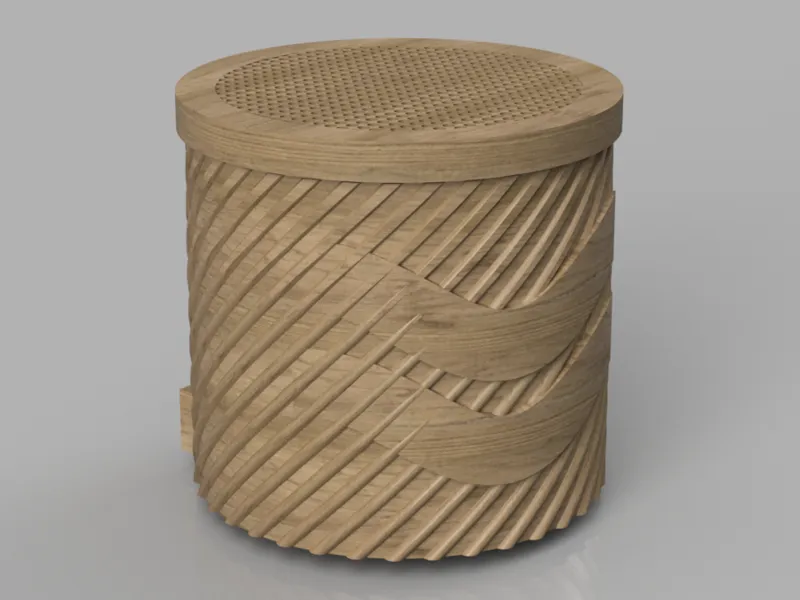 Decorative DampRid container