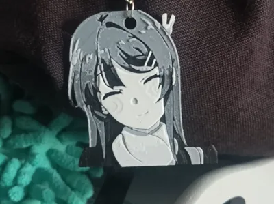 Mai Sakurajima keychain