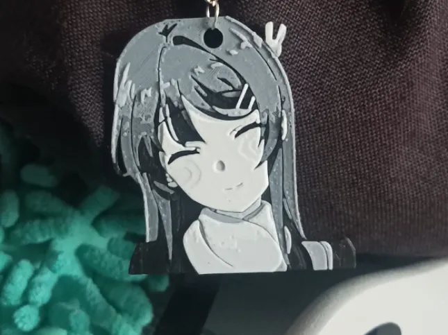 Mai Sakurajima keychain