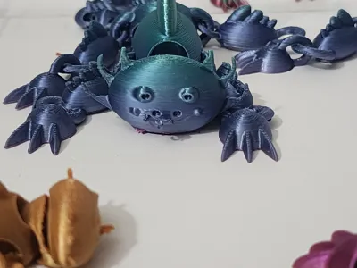 Fully Oscillating Axolotl with rounded fins