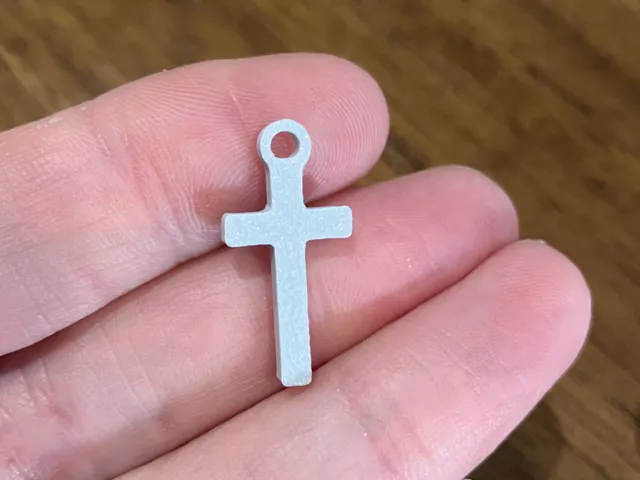 Mini cross earrings