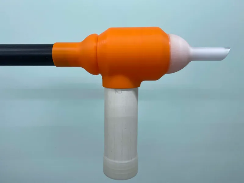 Shopvac adapter for inline cyclone separator
