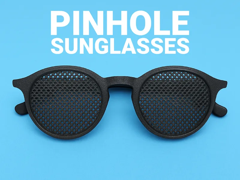 Pinhole Round Sunglasses