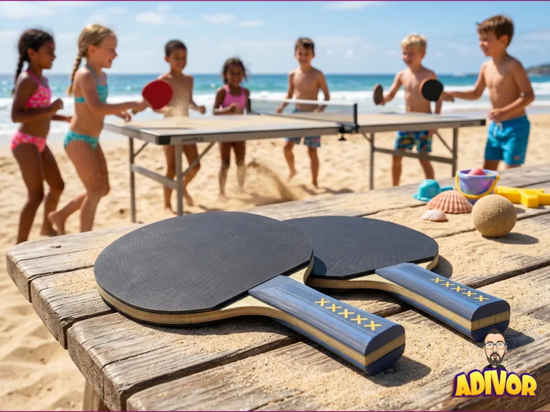 Ping Pong - Paddle Racket - Beach Rackets