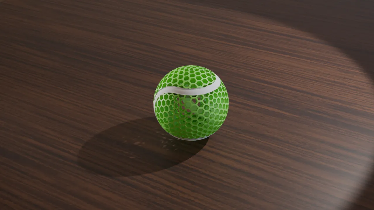 Airless Tennis Ball v1.1 view 2