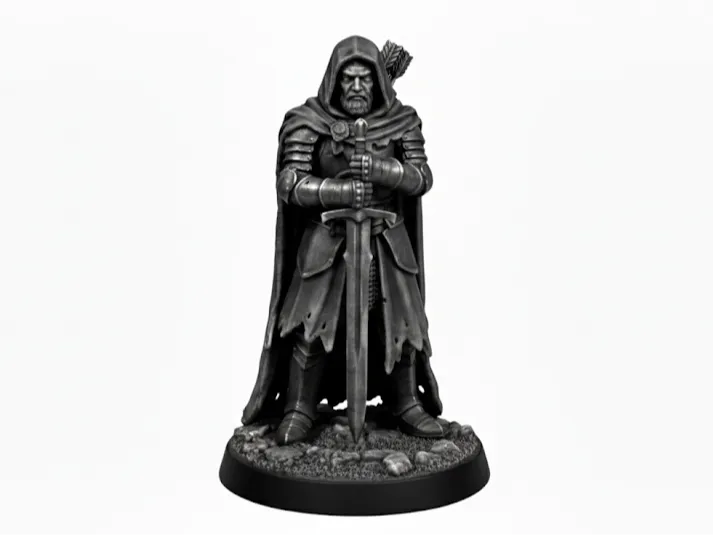 Knight figure D&D