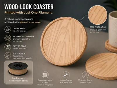 Wood coaster