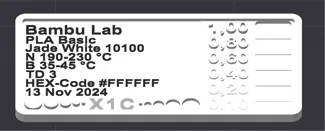 Schmiddis Swatch - X1C Text + TD value and date