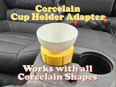 Corcelain Cup Holder Adapter