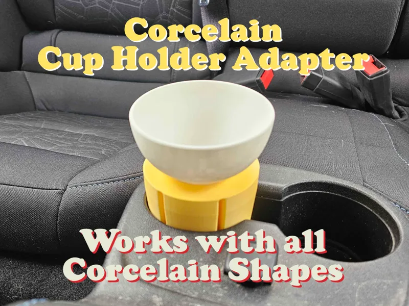 Corcelain Cup Holder Adapter