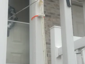 Christmas light clip with zip tie slots