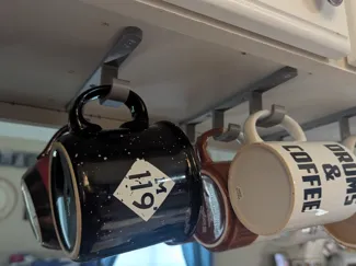 Hooks for Hanging Large Coffee Mugs