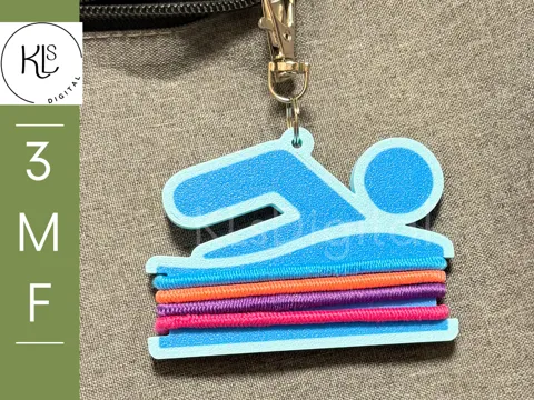 Accesorio para sujetar ligas de cabello: Swim Hair Tie Holder — referencia de MakerWorld