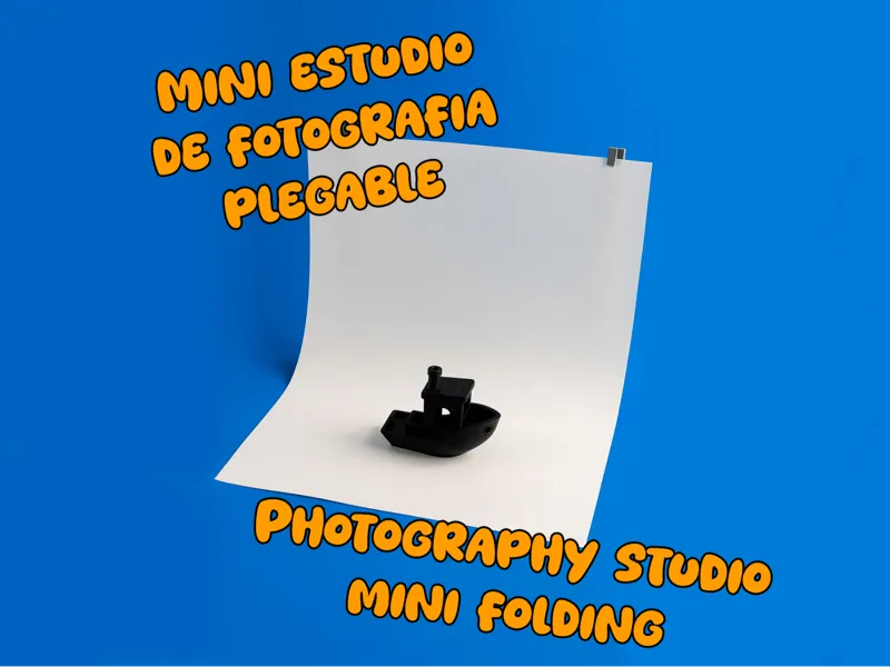 Mini estudio portatil y plegable foto de producto