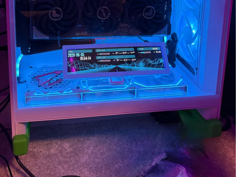 NZXT H7 Flow RGB Wall mount kit