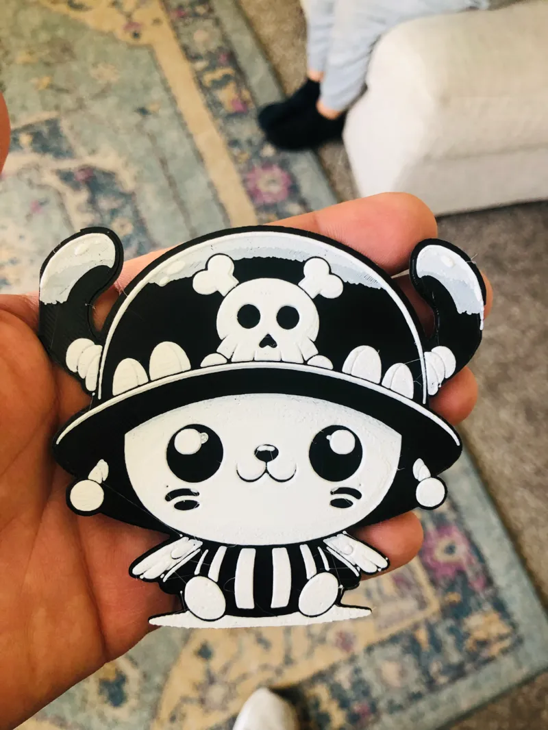 chopper black and white.