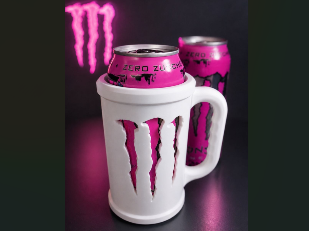 Monster Energy Lata / Porta-Copo Bazooka NO SUPPORT