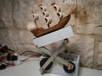 Mechanical Pirate Ship Automata