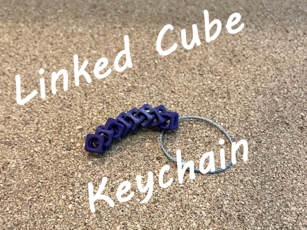 Linked Cube Keychain