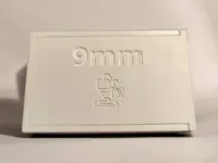 Mono-color 9mm Ammo Case Full Plate