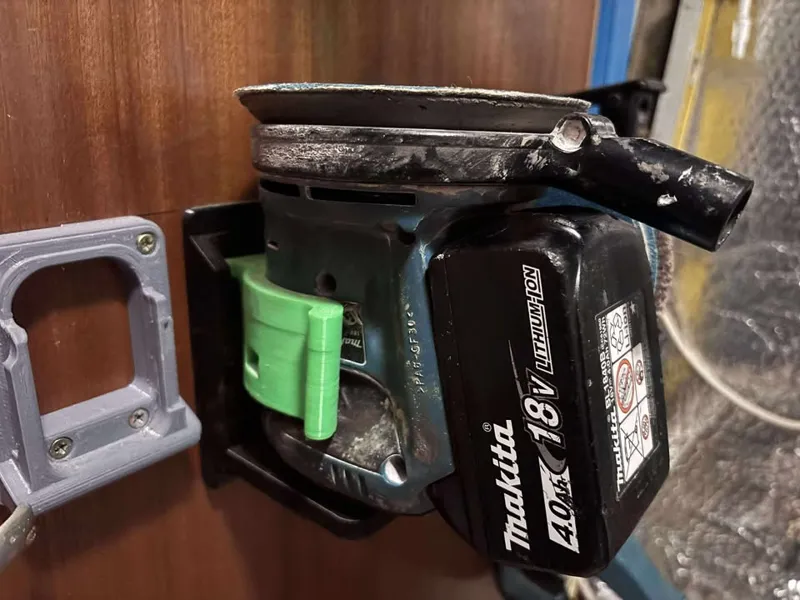 Rack, disc storage for 125mm makita DBO180 sander 